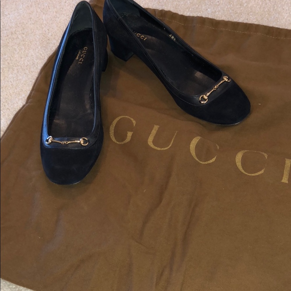 Authentic Black Gucci shoes